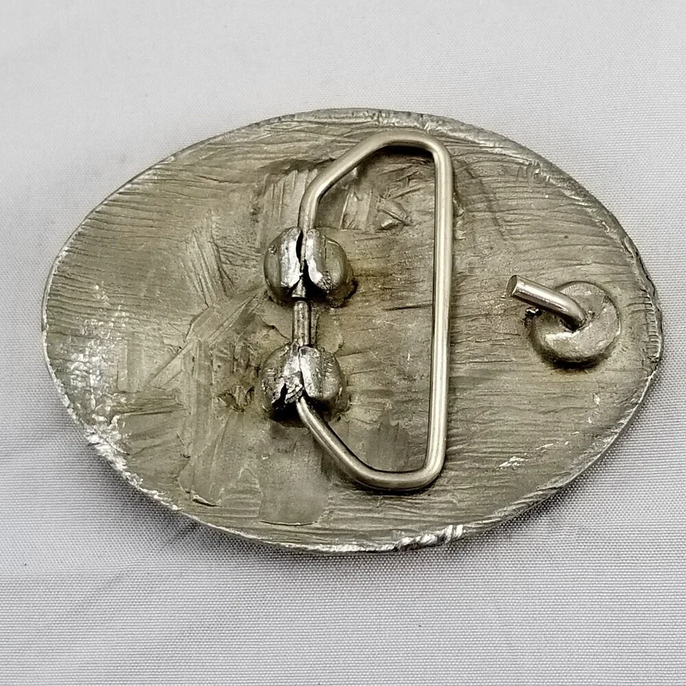 Vintage Silver Tone Eagle‎ Belt Buckle Bird Western Style Fashion Accessory